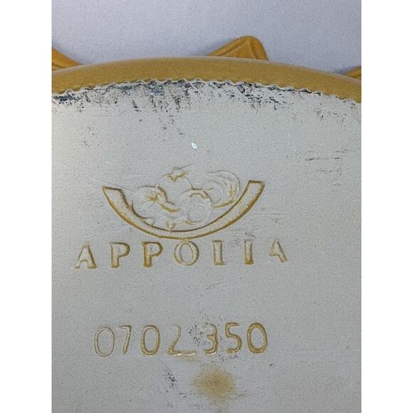 Vintage “Appolia” made in France yellow sunflower glazed bakeware/serving dish